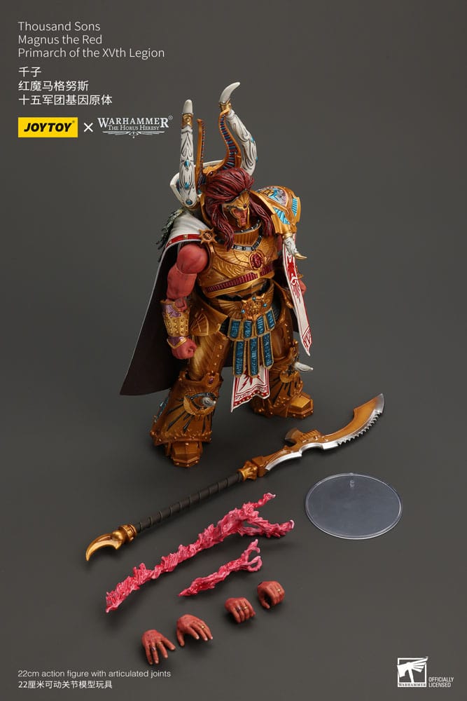 Warhammer The Horus Heresy Actionfigur 1/18 Thousand sons Magnus the Red Primarch of the XVth Legion 12 cm