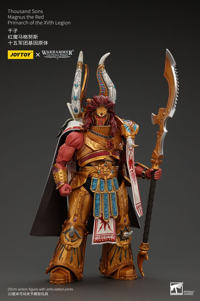 Warhammer The Horus Heresy Actionfigur 1/18 Thousand sons Magnus the Red Primarch of the XVth Legion 12 cm