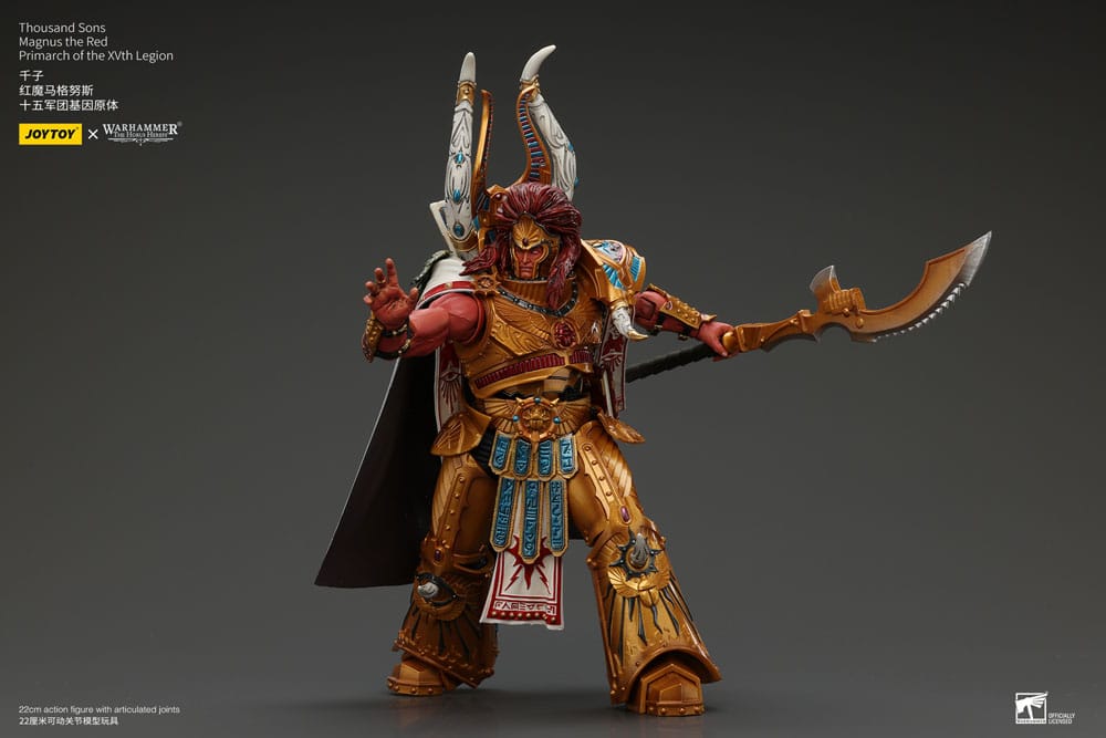 Warhammer The Horus Heresy Actionfigur 1/18 Thousand sons Magnus the Red Primarch of the XVth Legion 12 cm