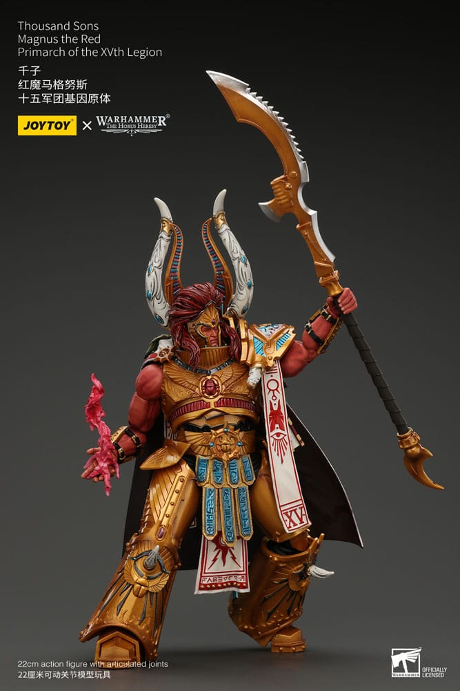 Warhammer The Horus Heresy Actionfigur 1/18 Thousand sons Magnus the Red Primarch of the XVth Legion 12 cm