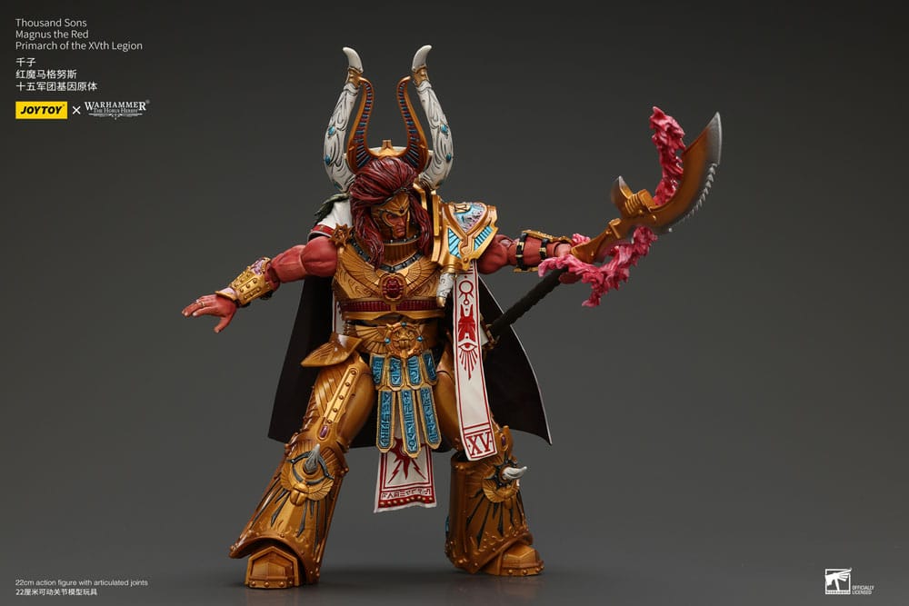 Warhammer The Horus Heresy Actionfigur 1/18 Thousand sons Magnus the Red Primarch of the XVth Legion 12 cm