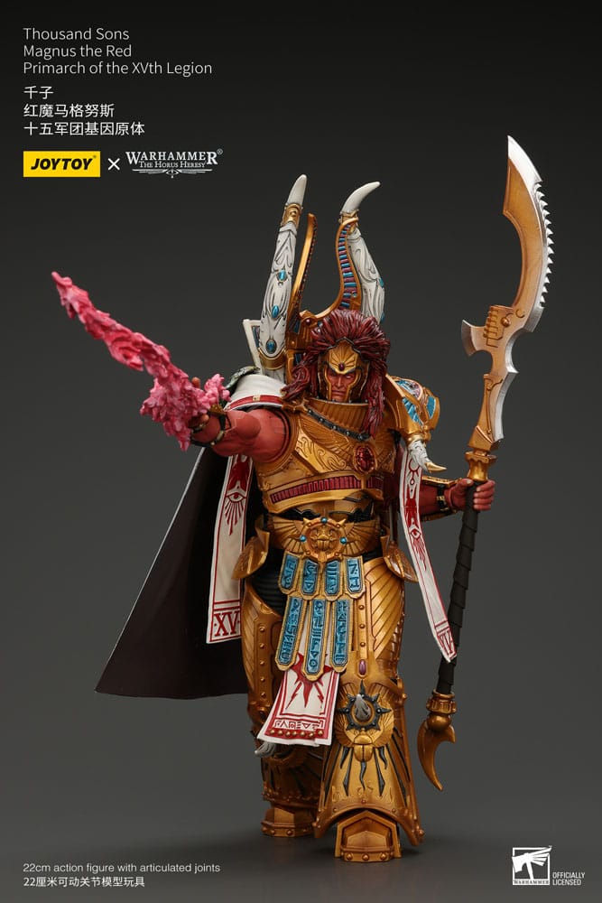 Warhammer The Horus Heresy Actionfigur 1/18 Thousand sons Magnus the Red Primarch of the XVth Legion 12 cm