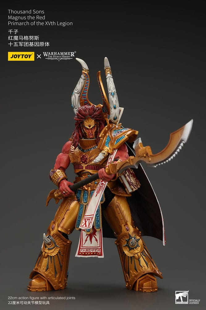 Warhammer The Horus Heresy Actionfigur 1/18 Thousand sons Magnus the Red Primarch of the XVth Legion 12 cm