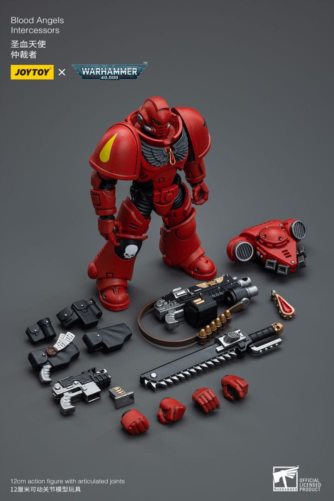 Warhammer 40k Actionfigur 1/18 Blood Angels Intercessors 12 cm