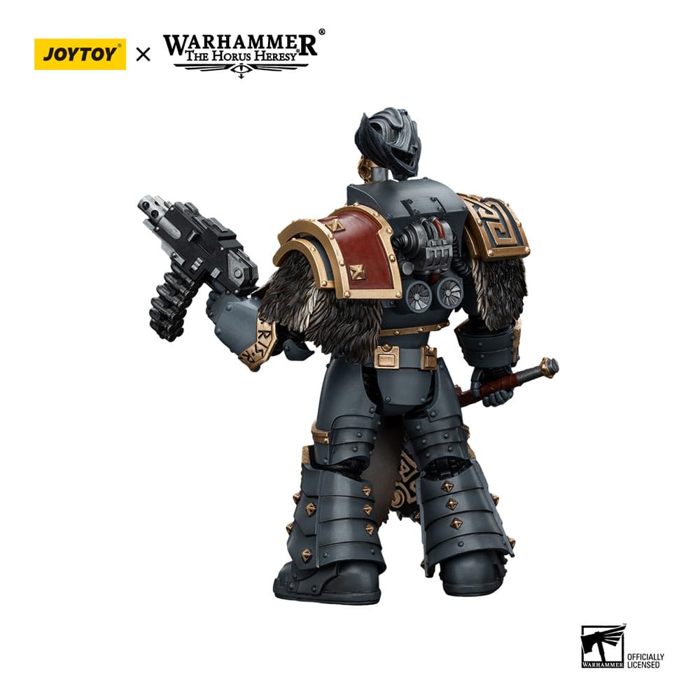 Warhammer The Horus Heresy Actionfigur 1/18 Space Wolves Varagyr Wolf Guard Squad Varagyr Thegn 12 cm