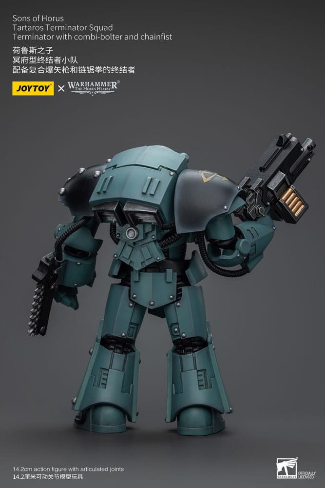 Warhammer The Horus Heresy Actionfigur 1/18 Tartaros Terminator Squad Terminator With Combi-Bolter And Chainfist 12 cm