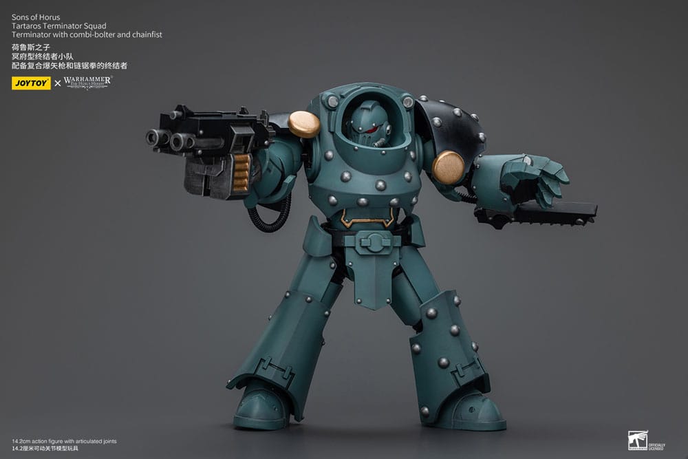 Warhammer The Horus Heresy Actionfigur 1/18 Tartaros Terminator Squad Terminator With Combi-Bolter And Chainfist 12 cm