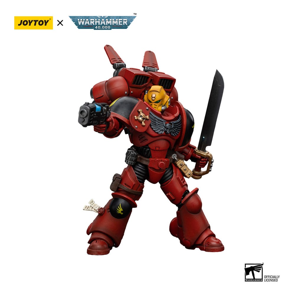 Warhammer The Horus Heresy Actionfigur 1/18 Blood Angels Jump Pack Intercessors Sergeant With Plasma Pistol 12 cm