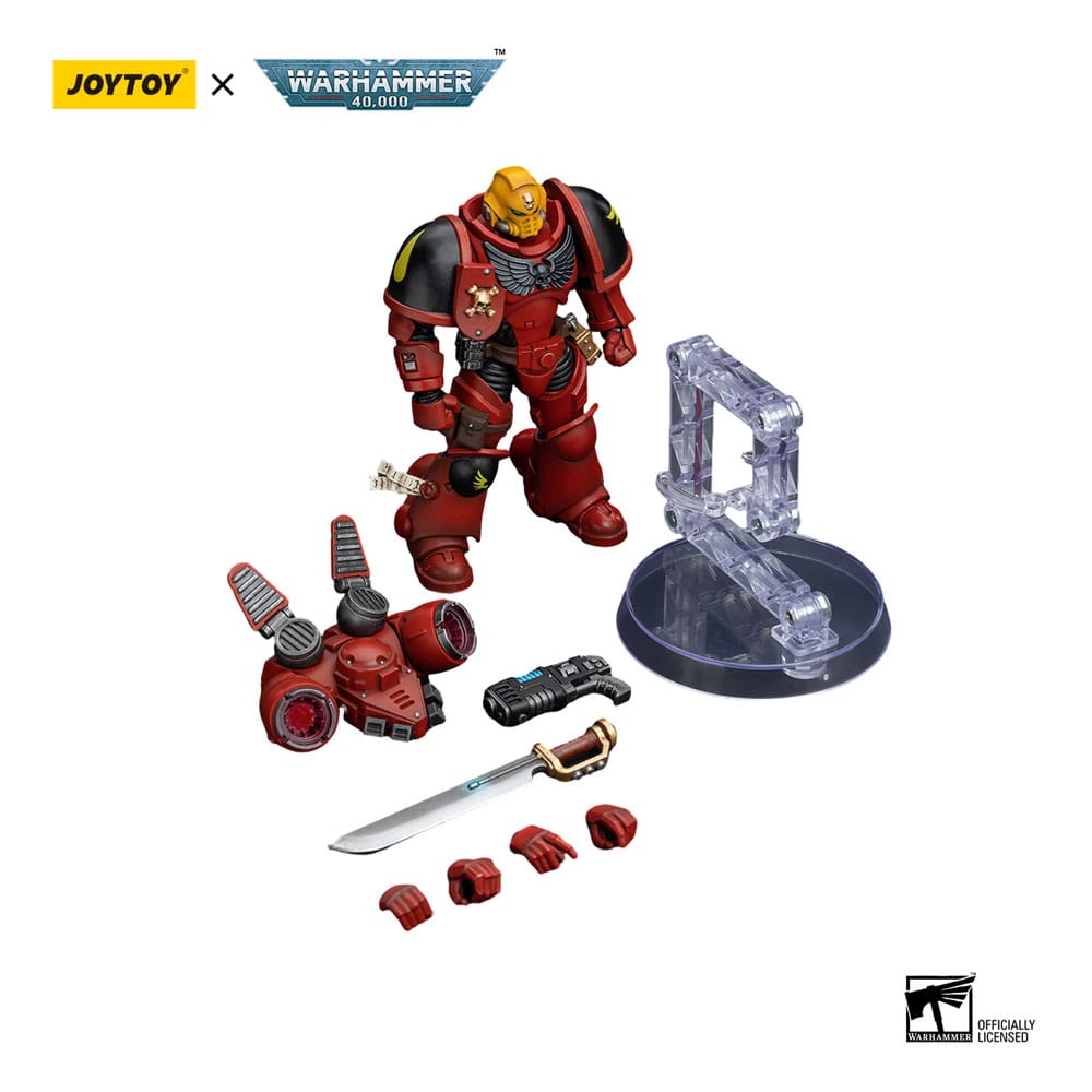 Warhammer The Horus Heresy Actionfigur 1/18 Blood Angels Jump Pack Intercessors Sergeant With Plasma Pistol 12 cm