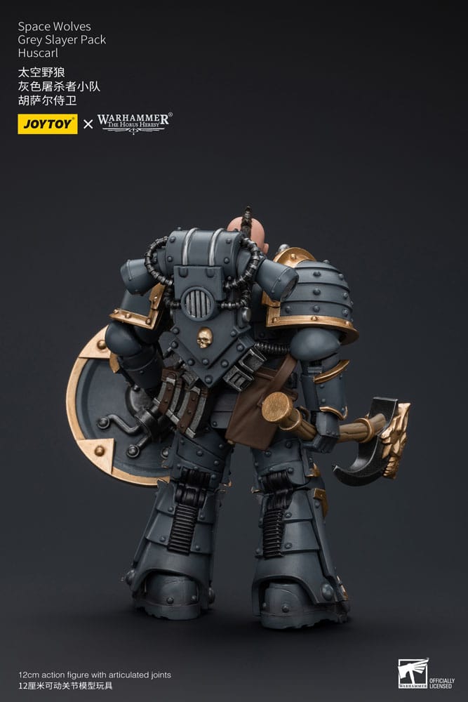 Warhammer The Horus Heresy Actionfigur 1/18 Space Wolves Grey Slayer Pack Huscarl 12 cm