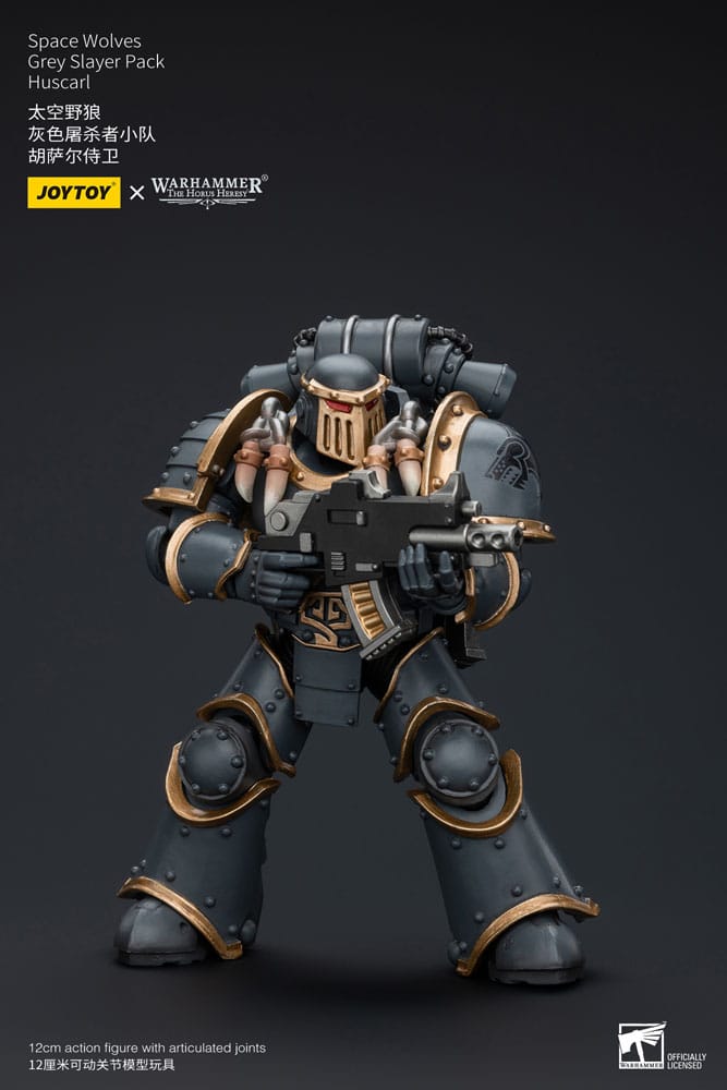 Warhammer The Horus Heresy Actionfigur 1/18 Space Wolves Grey Slayer Pack Huscarl 12 cm