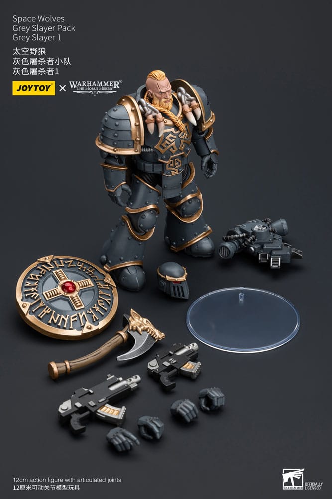 Warhammer The Horus Heresy Actionfigur 1/18 Space Wolves Grey Slayer Pack Grey Slayer 1 12 cm