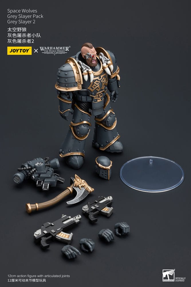 Warhammer The Horus Heresy Actionfigur 1/18 Space Wolves Grey Slayer Pack Grey Slayer 2 12 cm