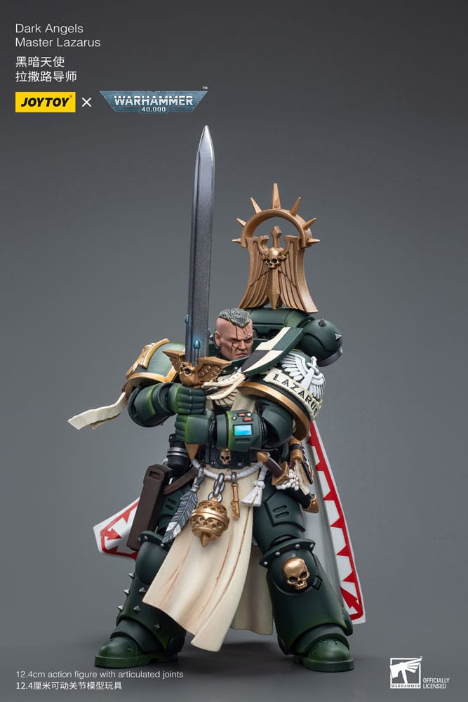 Warhammer 40k Actionfigur 1/18 Dark Angels Master Lazarus 12 cm