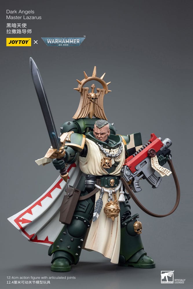 Warhammer 40k Actionfigur 1/18 Dark Angels Master Lazarus 12 cm