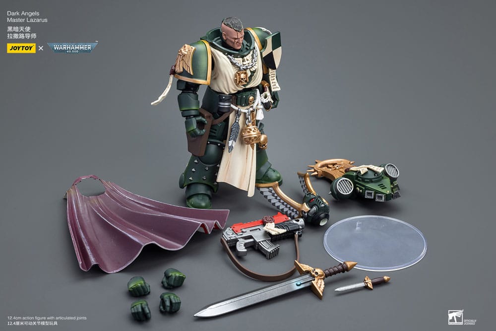 Warhammer 40k Actionfigur 1/18 Dark Angels Master Lazarus 12 cm