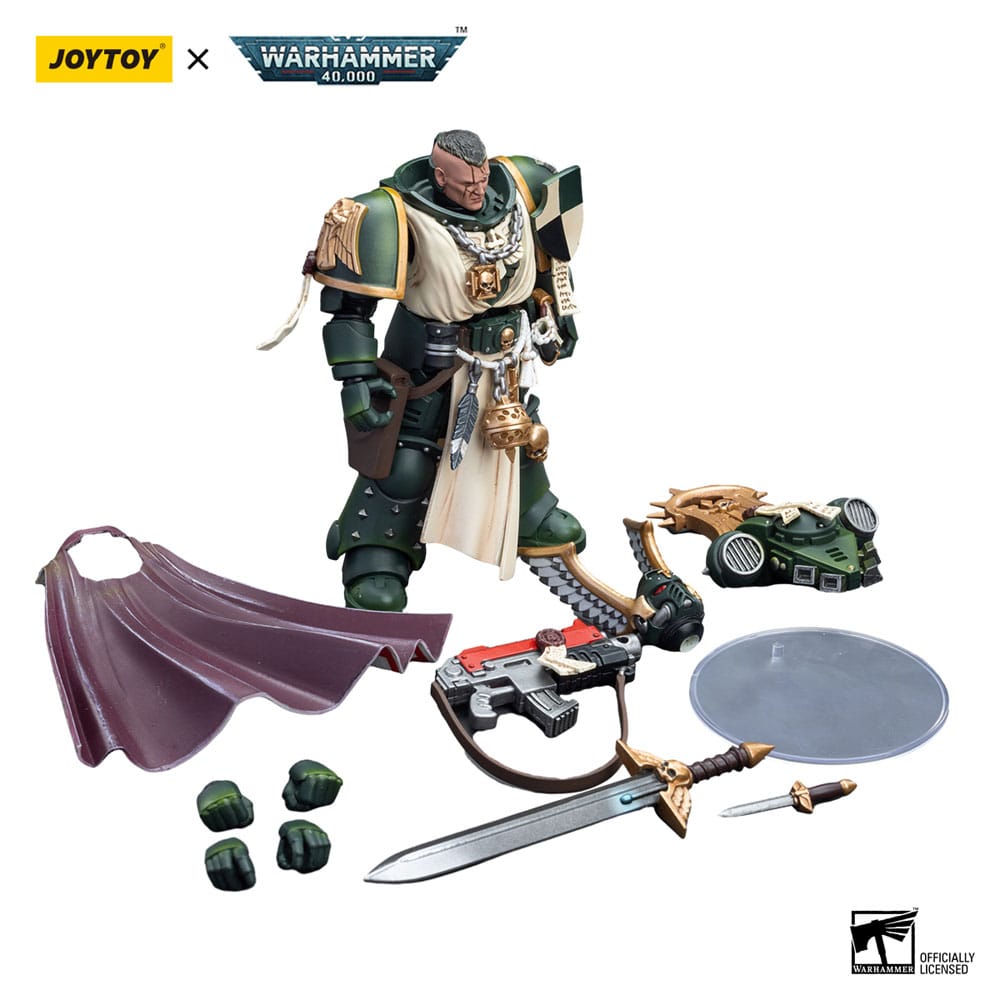 Warhammer 40k Actionfigur 1/18 Dark Angels Master Lazarus 12 cm