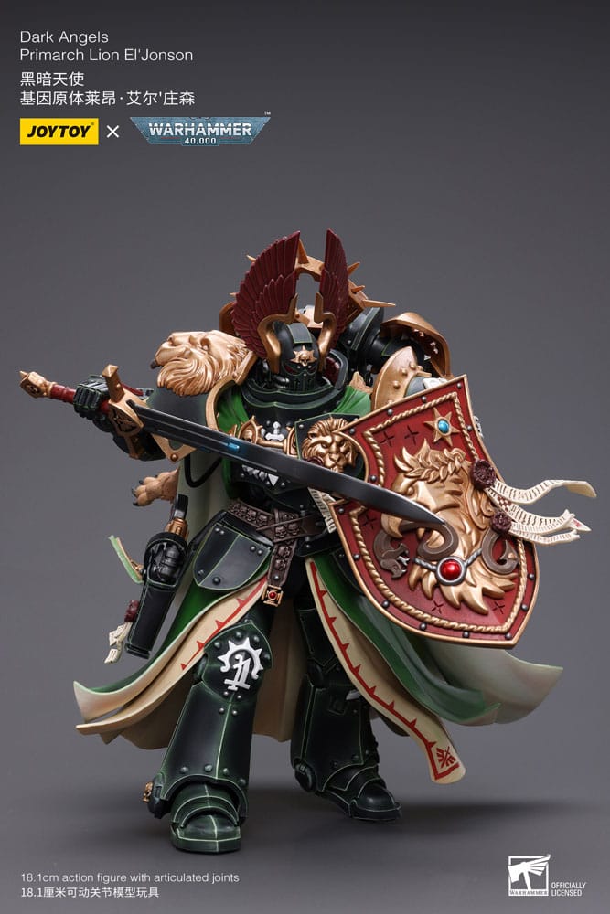 Warhammer 40k Actionfigur 1/18 Dark Angels Primarch Lion El' Jonson 18 cm