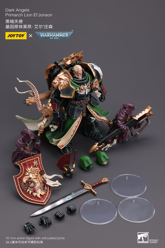 Warhammer 40k Actionfigur 1/18 Dark Angels Primarch Lion El' Jonson 18 cm