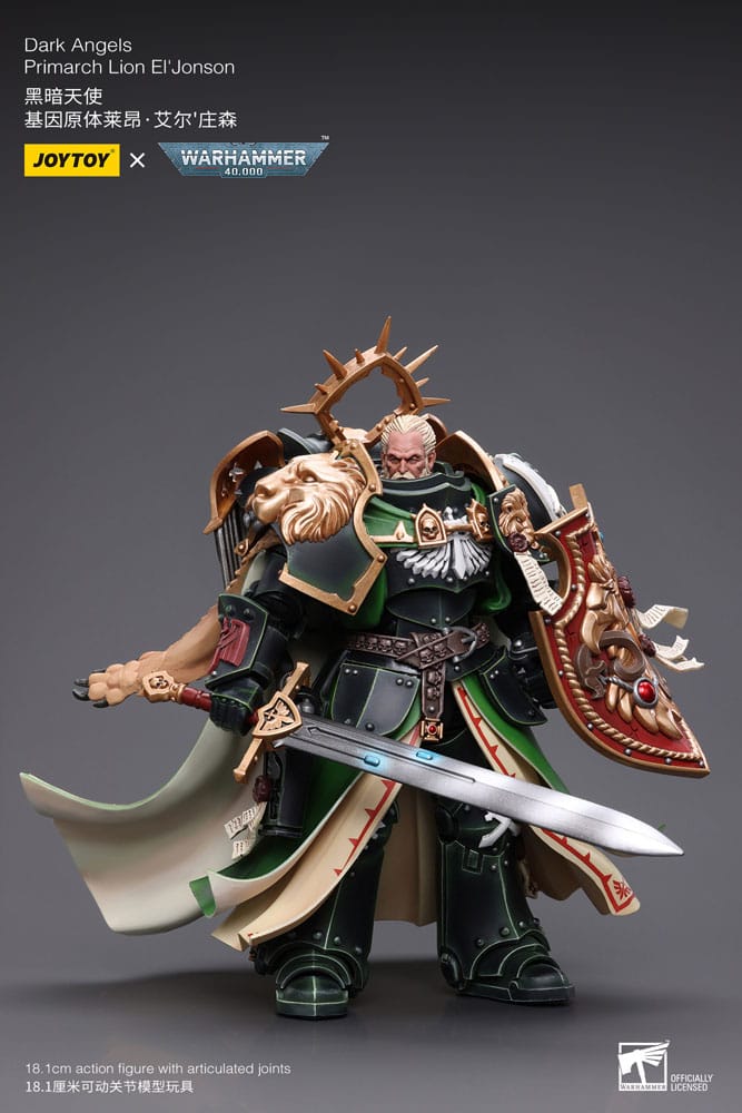 Warhammer 40k Actionfigur 1/18 Dark Angels Primarch Lion El' Jonson 18 cm