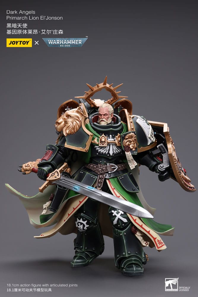 Warhammer 40k Actionfigur 1/18 Dark Angels Primarch Lion El' Jonson 18 cm