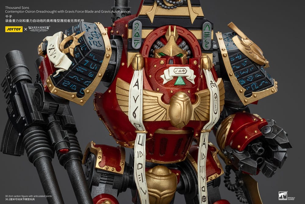 Warhammer The Horus Heresy Actionfigur 1/18 Thousand Sons Contemptor-Osiron Dreadnought with Gravis Force Blade And Gravis Autocannon 30 cm