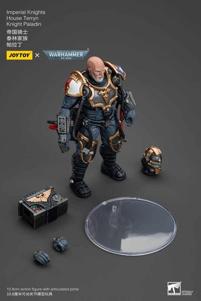 Warhammer 40k Actionfigur 1/18 Imperial Knights House Terryn Knight Paladin 54 cm