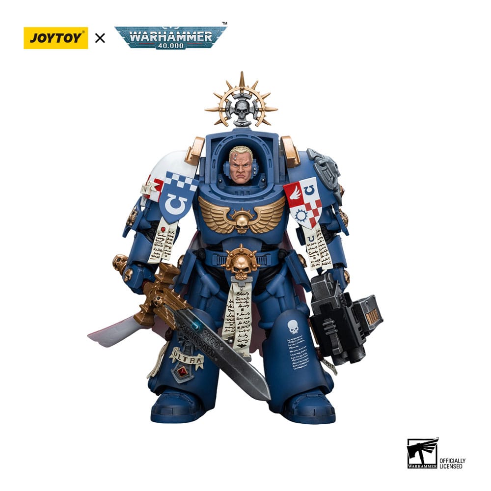 Warhammer 40k Actionfigur 1/18 Ultramarines Terminator Captain Severus Agemman 12 cm