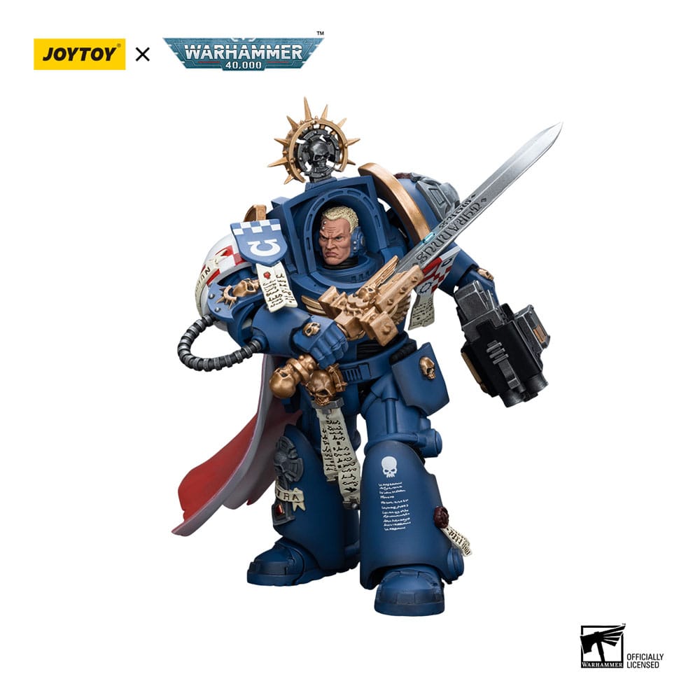 Warhammer 40k Actionfigur 1/18 Ultramarines Terminator Captain Severus Agemman 12 cm