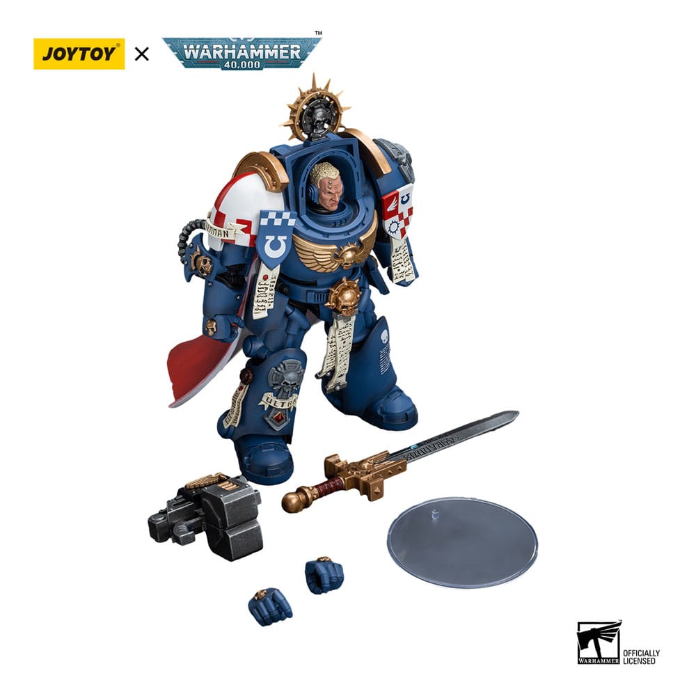 Warhammer 40k Actionfigur 1/18 Ultramarines Terminator Captain Severus Agemman 12 cm