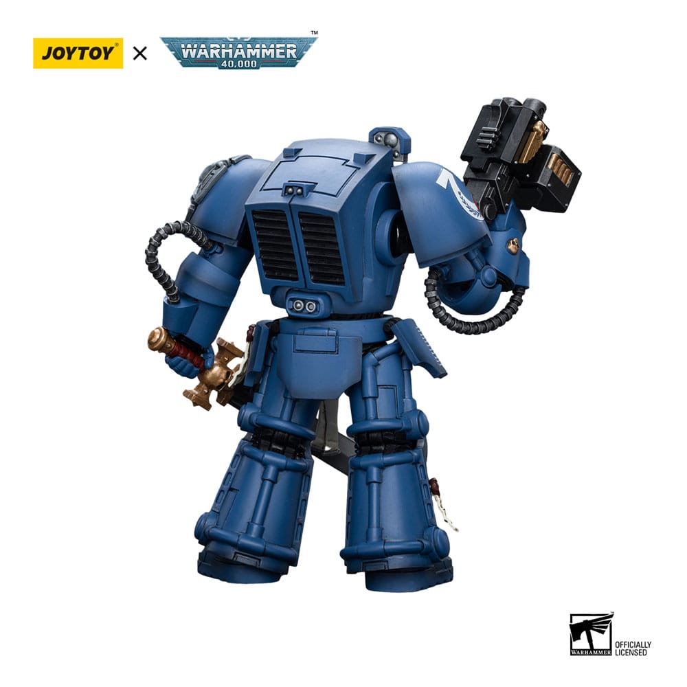 Warhammer 40k Actionfigur 1/18 Ultramarines Terminator Squad Sergeant with Power Sword and Teleport Homer 12 cm