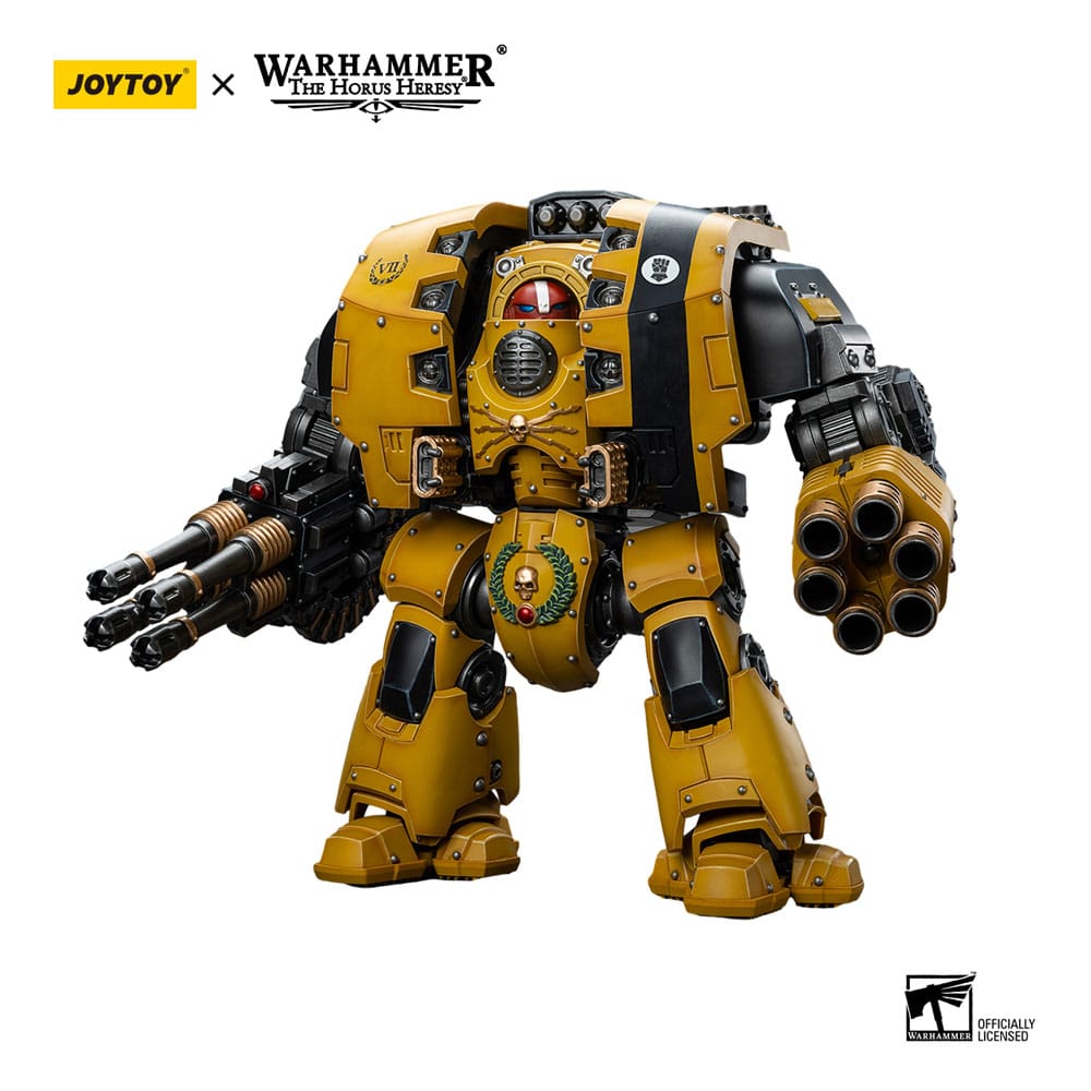 Warhammer The Horus Heresy Actionfigur 1/18 Imperial Fists Leviathan Dreadnought with Cyclonic Melta Lance and Storm Cannon 12 cm