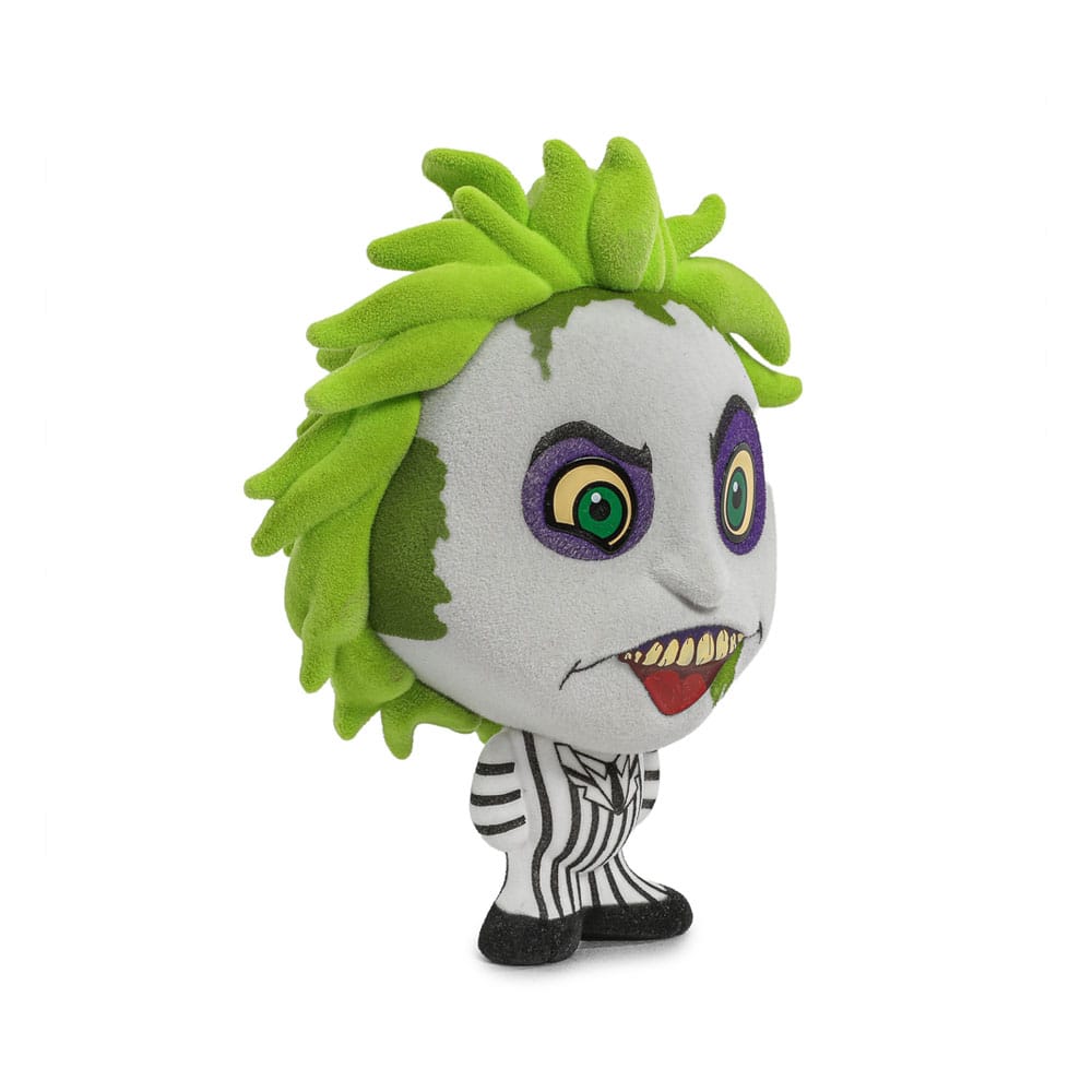 Beetlejuice Beetlejuice Bhunny Flocked Vinyl Figur Beetlejuice Striped Suit 10 cm