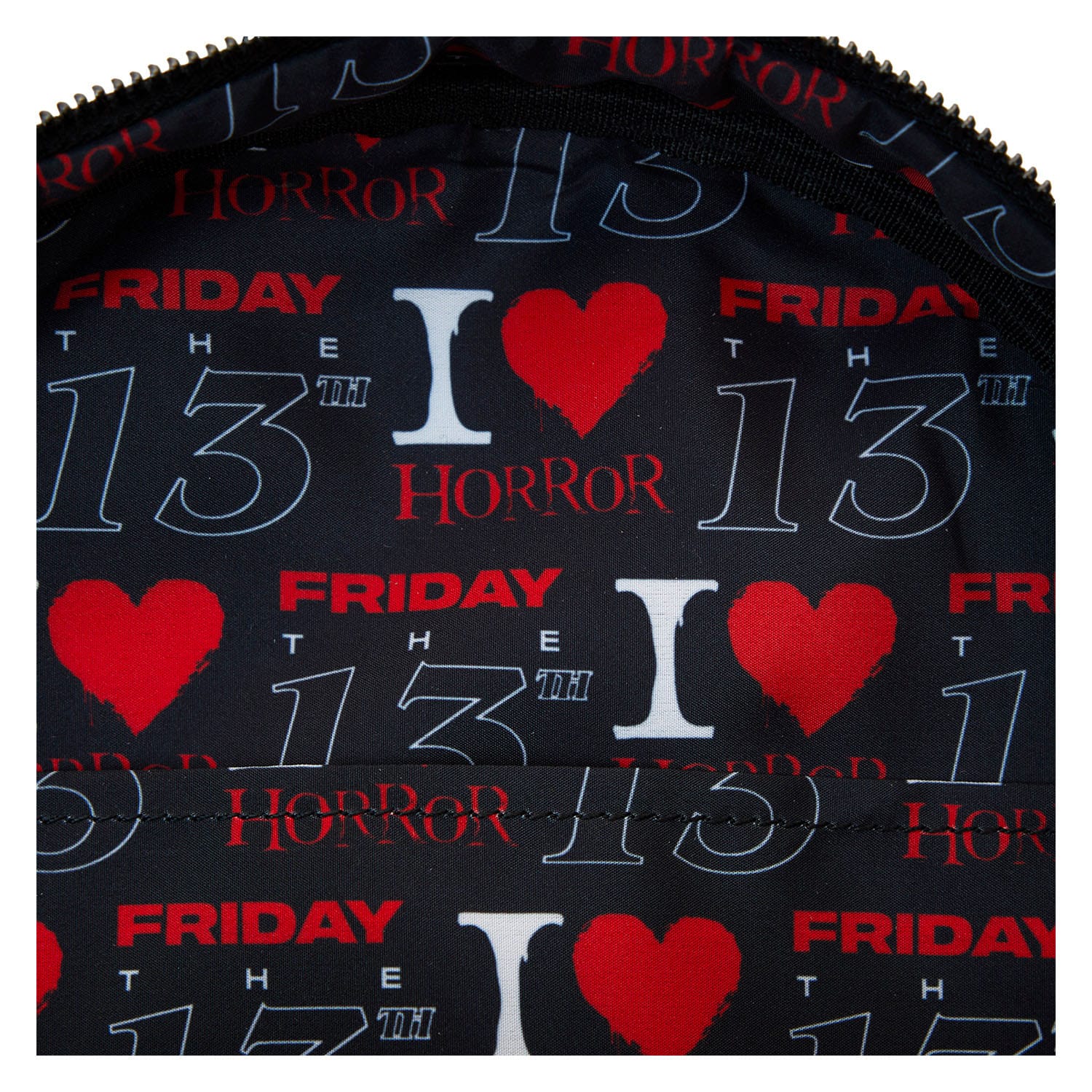 Freitag der 13. by Loungefly Mini Rucksack I Heart Horror