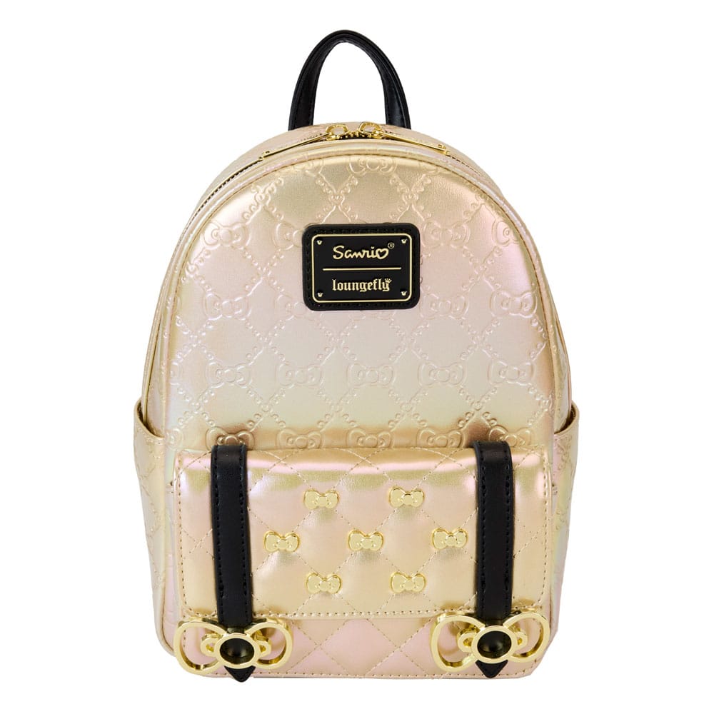 Hello Kitty 50th Anniversary by Loungefly Mini Rucksack Metallic Gold