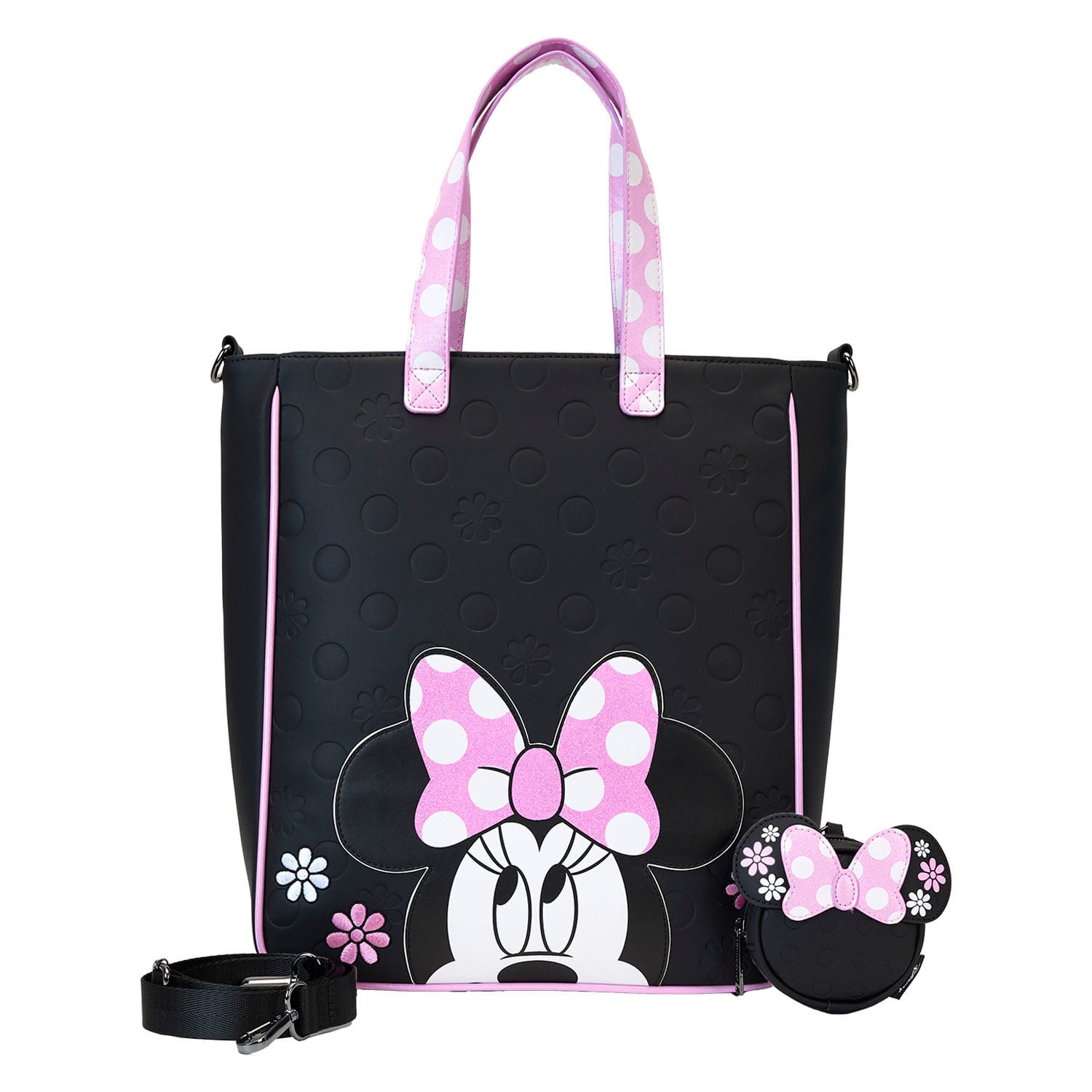 Disney by Loungefly Umhängetasche mit Geldbeutel Minnie Floral Rock the Dots