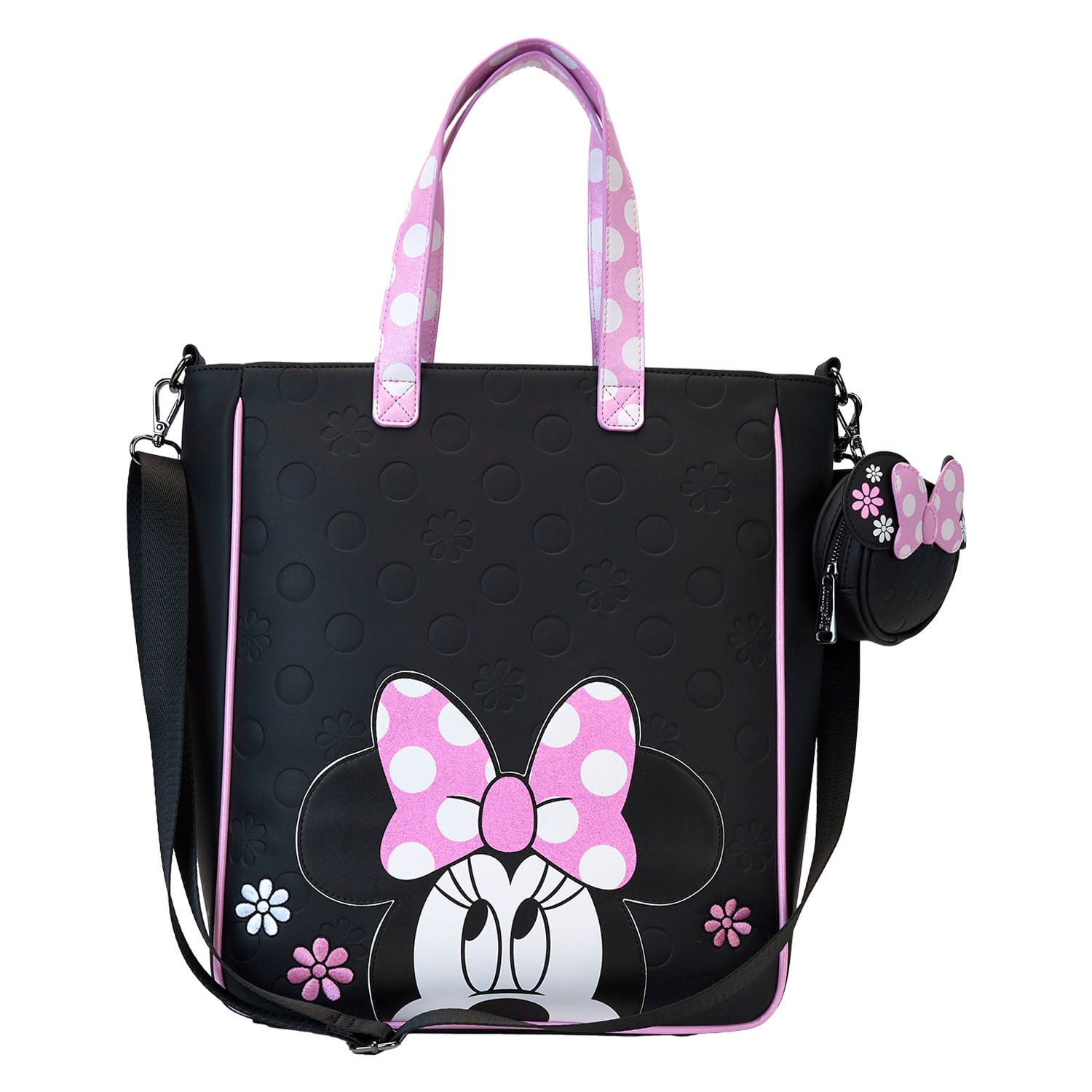 Disney by Loungefly Umhängetasche mit Geldbeutel Minnie Floral Rock the Dots