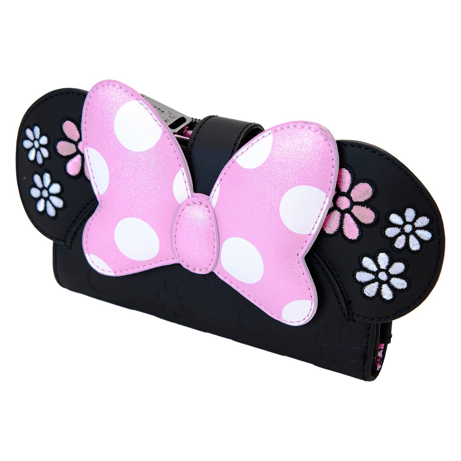 Disney by Loungefly Geldbeutel Minnie Floral Rock the Dots Flap