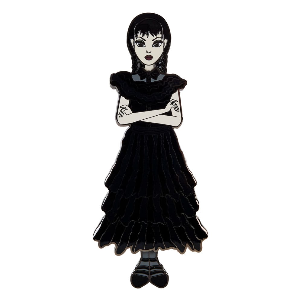 Wednesday by Loungefly Pin Ansteck-Pins 4er-Set Wednesday Addams Paper Doll 3 cm