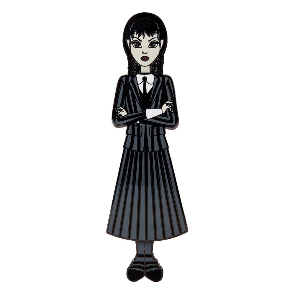 Wednesday by Loungefly Pin Ansteck-Pins 4er-Set Wednesday Addams Paper Doll 3 cm