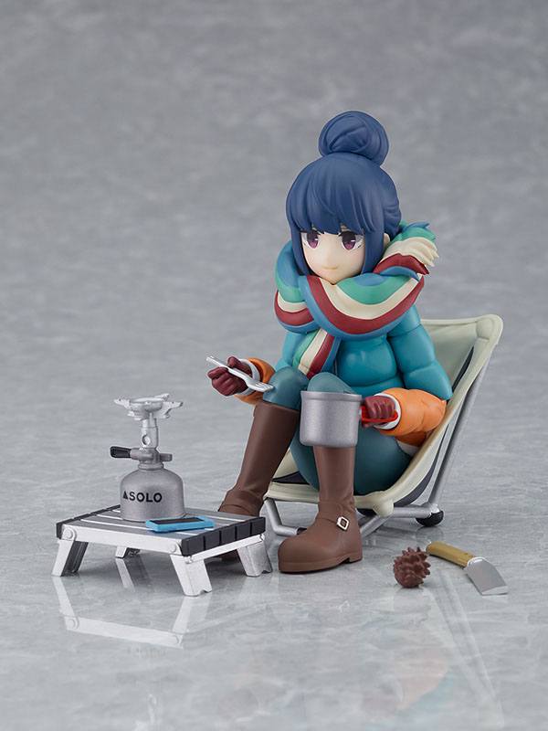 Laid-Back Camp Figma Actionfigur Rin Shima DX Edition 13 cm