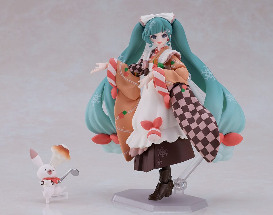 Character Vocal Series 01: Hatsune Miku Figma Actionfigur Snow Miku: Winter Delicacy Ver. 14 cm