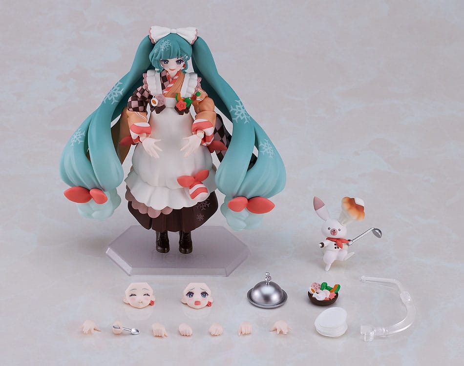 Character Vocal Series 01: Hatsune Miku Figma Actionfigur Snow Miku: Winter Delicacy Ver. 14 cm