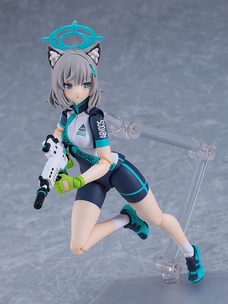 Blue Archive Figma Actionfigur Shiroko Sunaookami Cycling 15 cm