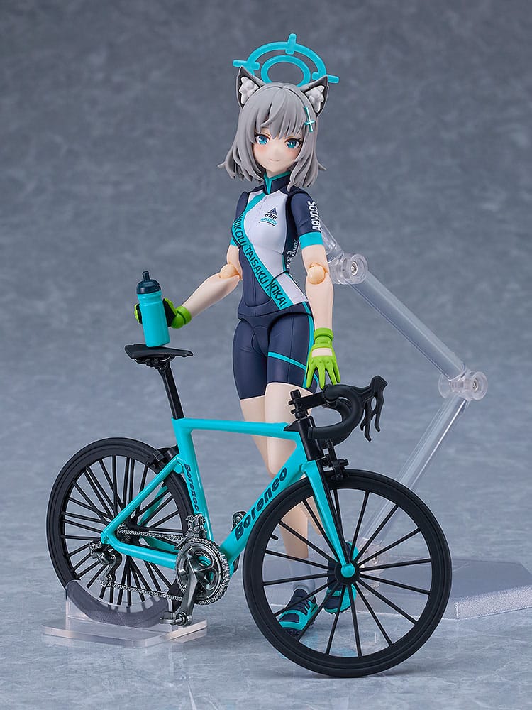 Blue Archive Figma Actionfigur Shiroko Sunaookami Cycling DX Edition 15 cm