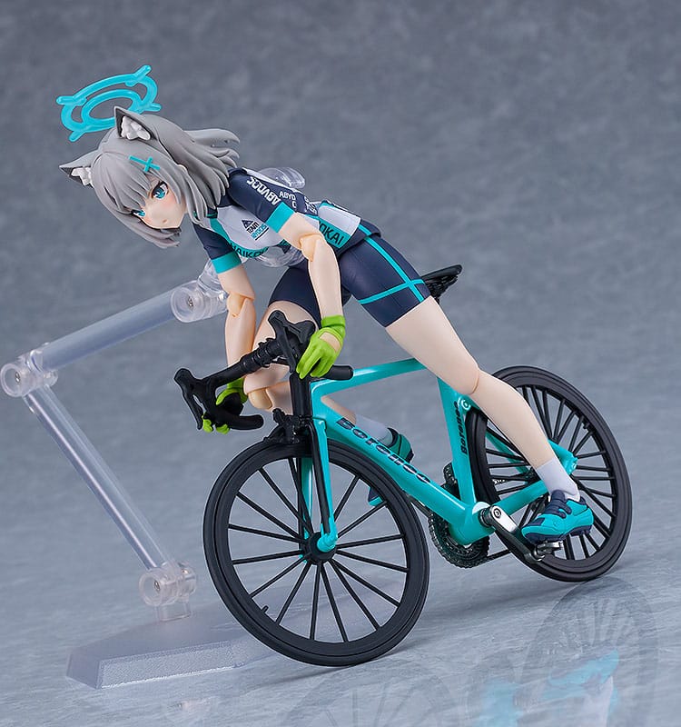 Blue Archive Figma Actionfigur Shiroko Sunaookami Cycling DX Edition 15 cm