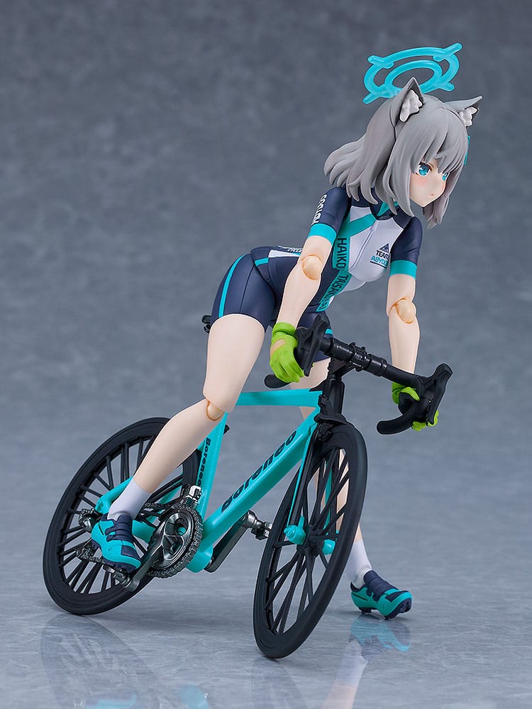 Blue Archive Figma Actionfigur Shiroko Sunaookami Cycling DX Edition 15 cm