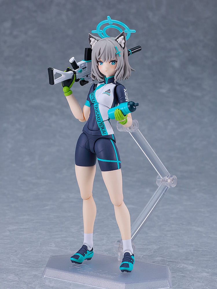 Blue Archive Figma Actionfigur Shiroko Sunaookami Cycling DX Edition 15 cm