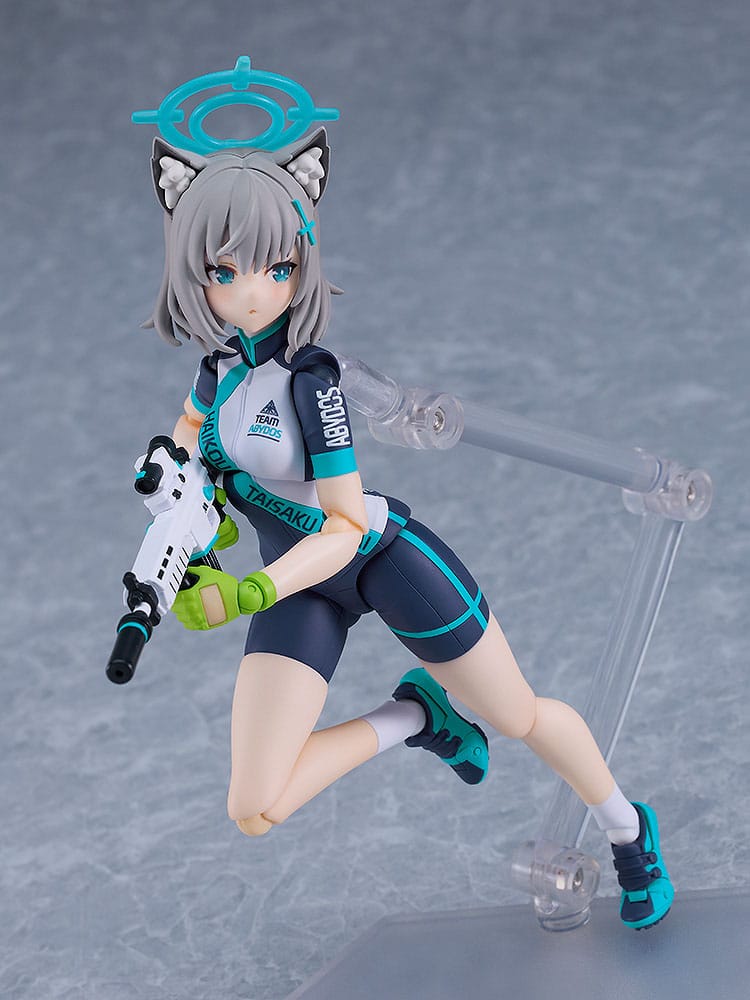 Blue Archive Figma Actionfigur Shiroko Sunaookami Cycling DX Edition 15 cm