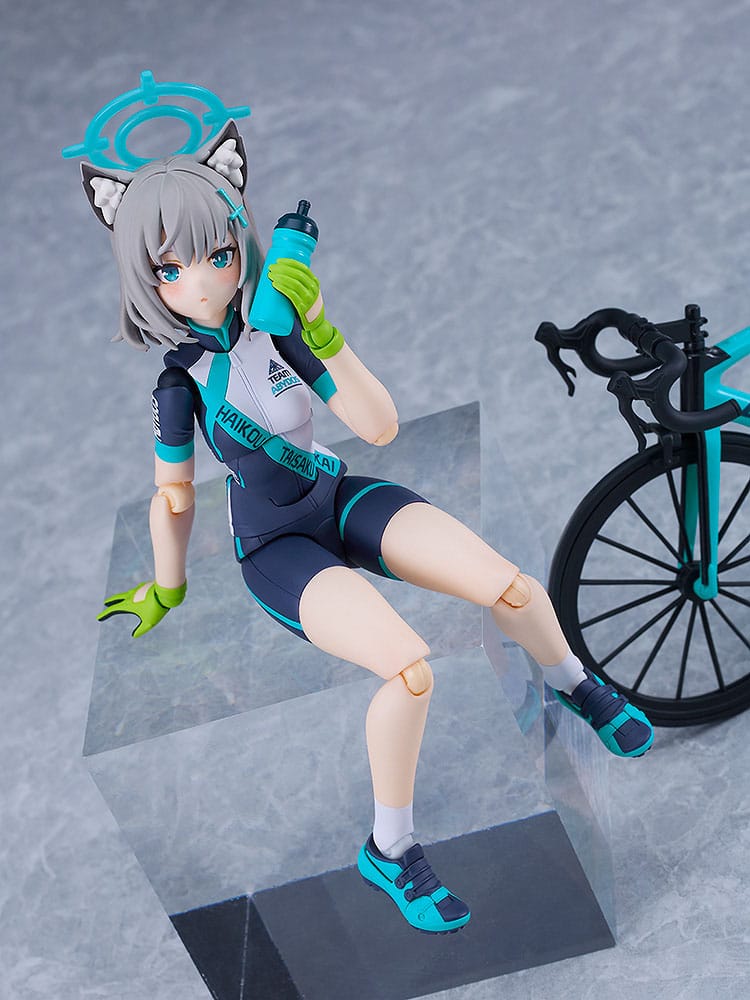 Blue Archive Figma Actionfigur Shiroko Sunaookami Cycling DX Edition 15 cm